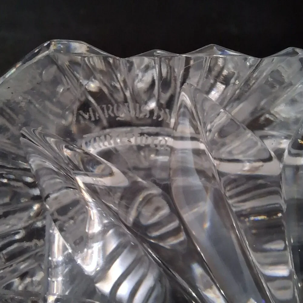 Marquis by Waterford HANOVER Crystal Square Spirit Decanter 9.75” With Stopper